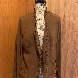 Brown flare jacket